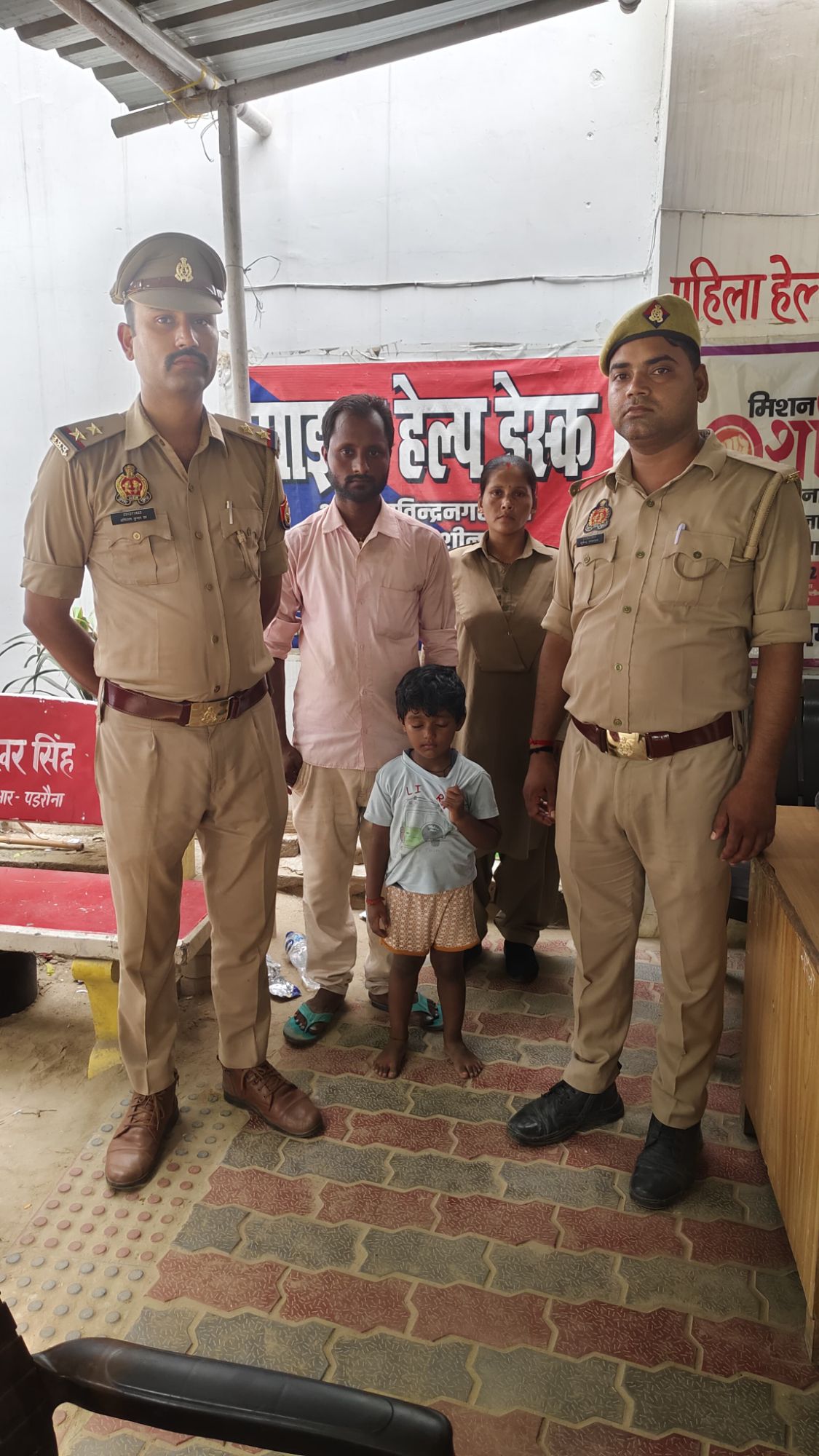 गश्त कर रही पुलिस बनी मसीहा, 5 साल की मासूम कृतिका सकुशल बरामद