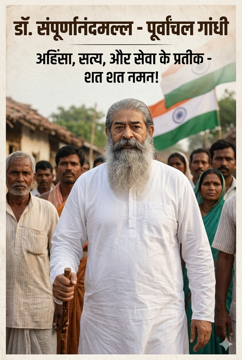 “युद्ध रहित वसुंधरा” के लिए पूर्वांचल गांधी ने राष्ट्रपति को भेजा पत्र