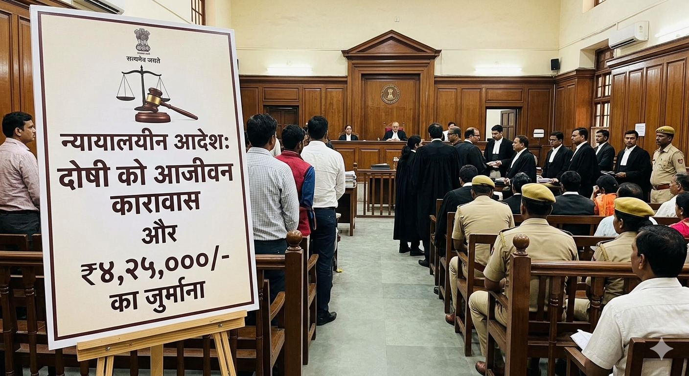 पॉक्सो कोर्ट का ऐतिहासिक फैसला: दुष्कर्म के बाद हत्या करने वाले को उम्रकैद