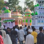 मुहर्रम के अवसर पर मुस्लिम समुदाय द्वारा पारंपरिक रीति-रिवाजों के साथ ताजिया जुलूस निकाला गया।